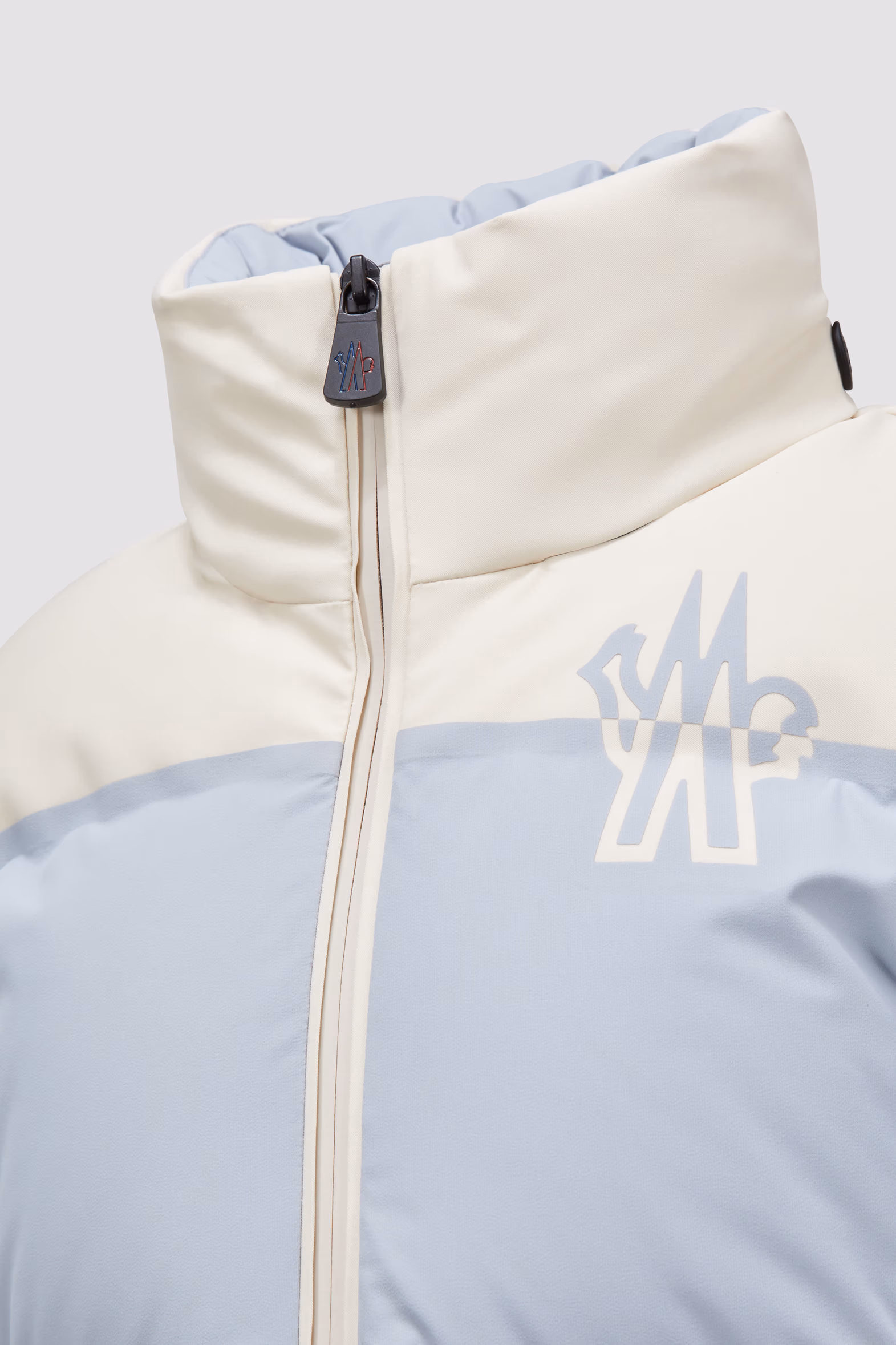 Stennes Hooded Down Jacket Girl Light Blue Moncler 3